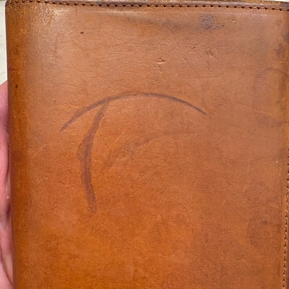 Coach vintage British tan travel wallet - Picture 4 of 9
